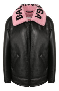 Кожаная куртка Balenciaga