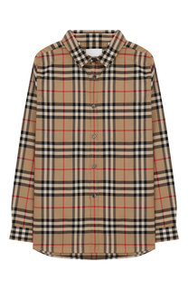 Хлопковая рубашка Burberry