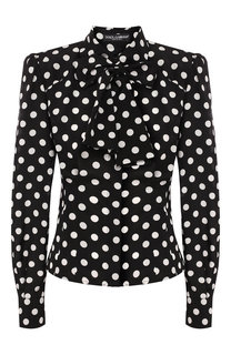 Шелковая блузка Dolce & Gabbana