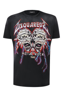 Хлопковая футболка Dsquared2