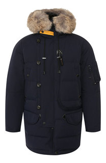 Пуховик с меховой отделкой Parajumpers
