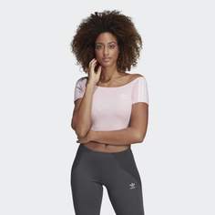 Футболка Off-Shoulder adidas Originals