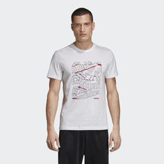 Футболка Logo Collage Graphic adidas Performance