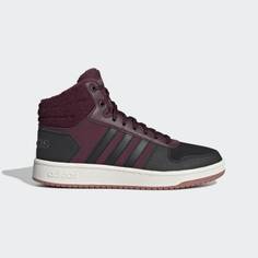 Утепленные кроссовки Hoops 2.0 Mid adidas Performance