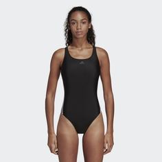 Слитный купальник Athly V 3-Stripes adidas Performance