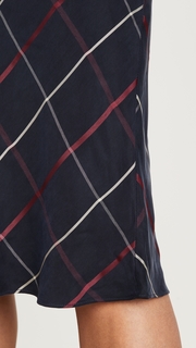 Club Monaco Plaid Bias Skirt