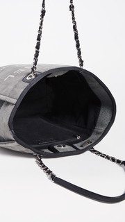 What Goes Around Comes Around Chanel Gray Deauville Small Tote