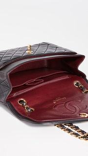 What Goes Around Comes Around Chanel Black Lamb Shoulder Bag