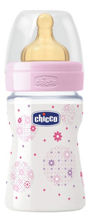 Детская бутылочка Chicco Well-Being Girl 150 мл розовый