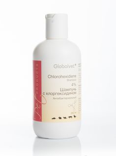 Шампунь для кошек и собак Globalvet с хлоргексидином 4%, 250мл