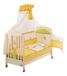 Комплект детского постельного белья Tulipano оранжевый Italbaby 100,0067-8 5 предм.