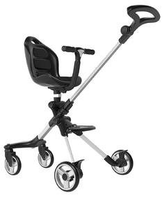 Каталка детская Happy Baby Racer pro черная 92001