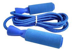 Скакалка Спортекс R18158 синяя 280 см