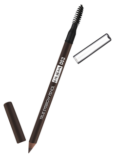 Карандаш для бровей Pupa True Eyebrow Pencil Long-lasting Waterproof 003 Dark Brown