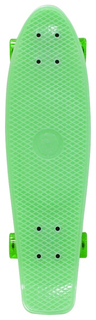 Скейтборд Y-Scoo Big Fishskateboard Glow 27" 402E-G с сумкой Green