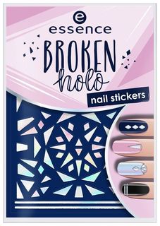 Наклейка для ногтей Essence 12 Broken holo
