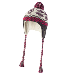 Шапка женская GUAHOO 71-0771 HT/WT/RS серая с розовым M