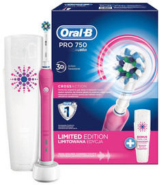 Зубная щетка Braun Oral-B Pro 750 Crossaction Pink