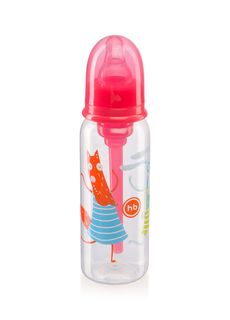 Антиколиковая бутылочка с силиконовой соской Happy Baby ANTI-COLIC BABY BOTTLE Ruby
