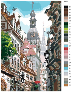 Картина по номерам, 40 x 60, LV24