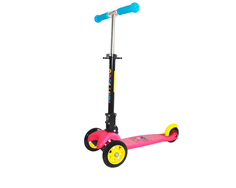 Самокат трехколесный Аmigosport SWIFT SCOO розовый Amigosport