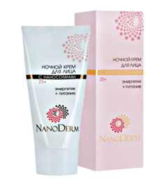 Ночной крем для лица NanoDerm с наносомами 25+ 25мл