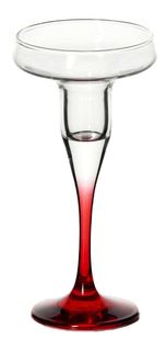 Подсвечник ЭНЖОЙ РЭД 170 мм (ножка красная) Pasabahce