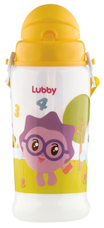 Поильник LUBBY с трубочкой Малышарики от 6 мес 360 мл