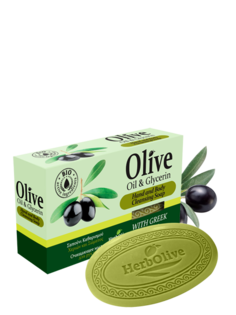 Оливковое мыло Herbolive с глицерином 90 гр