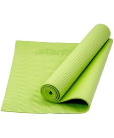 Коврик для йоги FM-101, PVC, 173x61x0,8 см, зеленый Star Fit