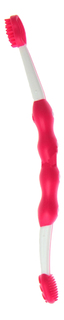 Детская зубная классическая щетка MAM Massaging Brush розовая