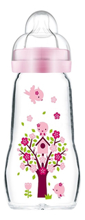 Детская бутылочка MAM Feel Good Bottle 260 мл розовая