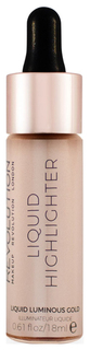 Хайлайтер Makeup Revolution Liquid Highlighter Luminous Gold 18 мл