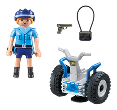 Игровой набор Playmobil PLAYMOBIL Полиция: Полицейский на балансирующей гоночной машине