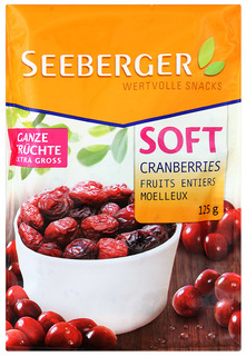 Сухофрукты Seeberger клюква мягкая 125 г