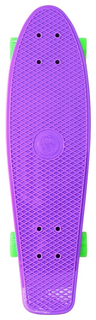 Скейтборд Y-Scoo Big Fishskateboard 27" 402-Pr с сумкой Purple Green