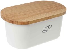 Хлебница с разделочной доской Kesper 1808-0 39х18х23см Белый