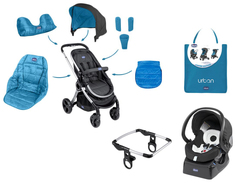 Цветной вкладыш для коляски Chicco Urban Plus Power Blue