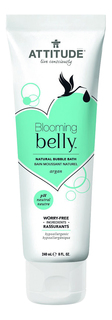 Пена для ванны детская ATTITUDE Blooming Belly с аргановым маслом