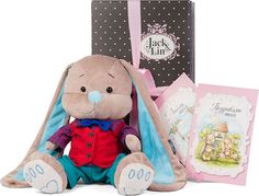 Мягкая игрушка Maxitoys Зайчик Жак Коллекция Стиляги в Красной Жилетке, 25 см