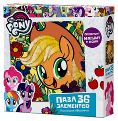 Пазл Origami My Little Pony 36А Эпплджек + Фигурка С Магнитиком