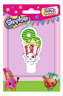 Свеча-цифра Shopkins № 8 32130 Росмэн