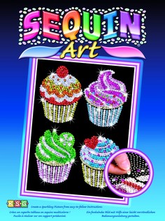 Мозаика из пайеток KSG Sequin Art Пирожные