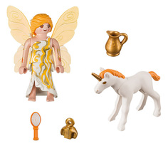 Игровой набор Playmobil Экстра-набор Фея солнца с маленьким единорогом