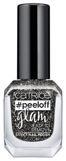Лак для ногтей Catrice Peeloff Glam Easy to Remove Effect Nail Polish 04 Girls Bite Black