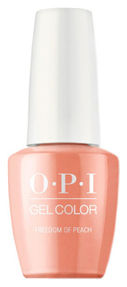 Лак для ногтей OPI Classic GelColor Freedom Of Peach 15 мл