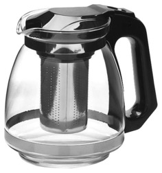 Заварочный чайник Mayer&Boch 27672 Прозрачный, черный, серебристый