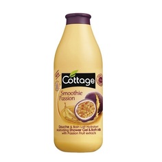 Гель для душа и пена для ванн Cottage "Milk with Passion Fruit extracts. Маракуя"