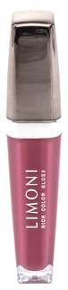 Блеск для губ Limoni Rich Color Gloss тон 110 Сливовый 7,5 мл