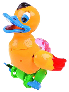 Каталка детская Play Smart Утенок с ручкой 1198 Playsmart